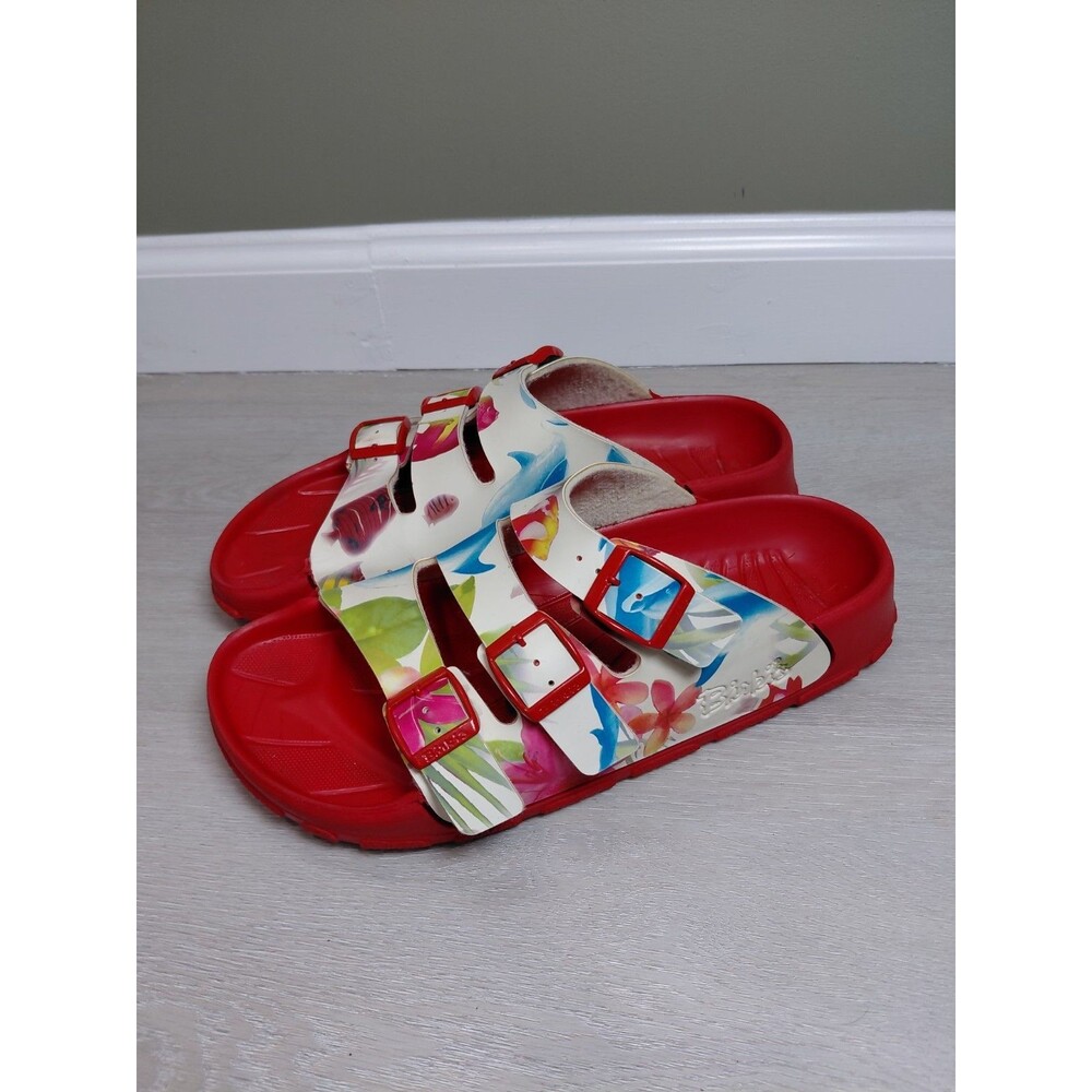 Birkenstock Birks Women Open Toe Red Women's Size 41EU 10US